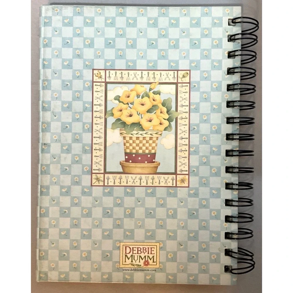 Vintage Debbie Mumm Completed Garden Journal Diary Log